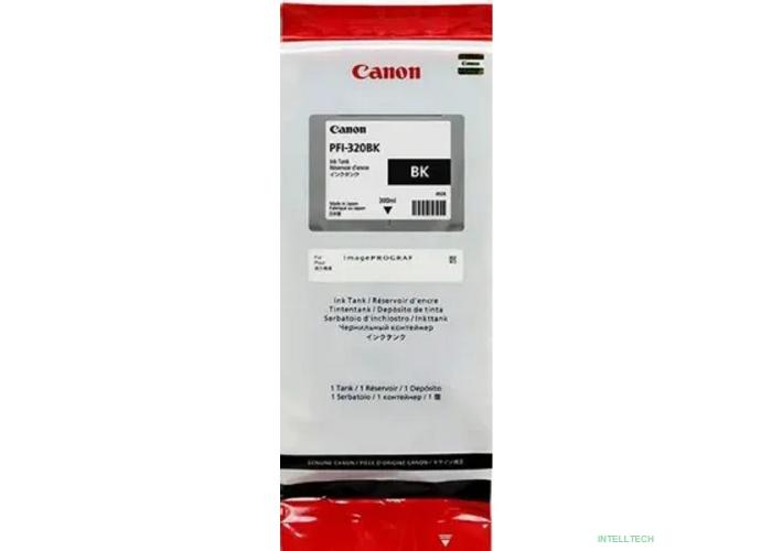 Canon PFI-320BK  Картридж  для Canon TM-200/TM-205/TM-300/TM-305, чёрный, 300 мл