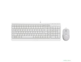 Клавиатура + мышь A4Tech Fstyler F1512 клав:белый мышь:белый USB (F1512 WHITE)