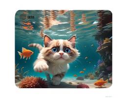 Коврик для мыши Cactus Fish Cat рисунок 300x250x3мм (CS-MPC-D15M)