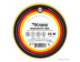 Rexant KR-09-2202 Изолента ПВХ 0,13х19 мм, 25 м, желтая KRANZ