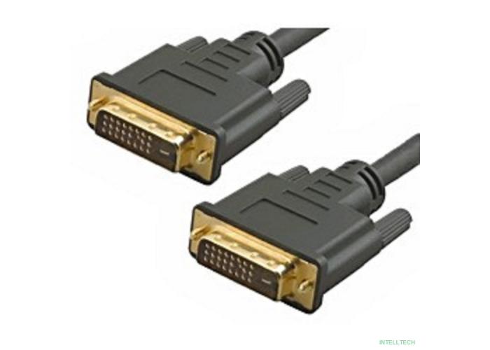 5bites APC-096-020 Кабель  DVI M / DVI M (24+1) double link, зол.разъемы, ферр.кольца, 2м.