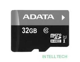Micro SecureDigital 32Gb A-DATA AUSDH32GUICL10-RA1 {MicroSDHC Class 10 UHS-I, SD adapter}