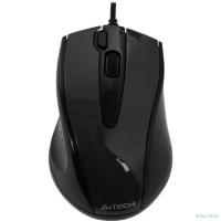 A-4Tech Мышь V-Track Padless N-500FS black optical (1000dpi) silent USB [1146039]