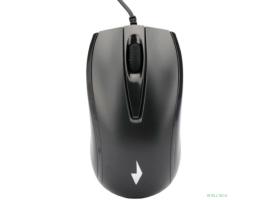 Gembird MOP-110 Black {Мышь, USB, черный, 3 кнопки,  1000 DPI, кабель 1.8м}