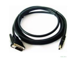 Кабель HDMI-DVI Cablexpert CC-HDMI-DVI-10, 19M/19M, single link, медь, позол.разъемы, экран, 3.0м, черный, пакет Кабель HDMI-DVI Cablexpert CC-HDMI-DVI-10, 19M/19M, single link, медь, позол.разъемы, экран, 3.0м, черный, пакет