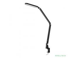 Camelion KD-860  C02 черн. LED(Свет-к наст.,на струбц., 13Вт,230В,850лм,сенс.рег.ярк и цвет.темп.)