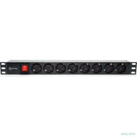 5bites PDU819P-08 Блок розеток  8S / PVC / SWITCH / 1U / 19