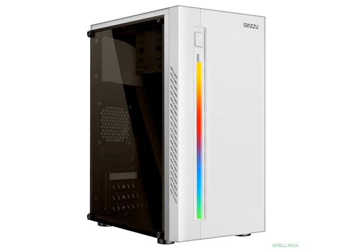 Ginzzu D390 2*USB 2.0,AU White Window