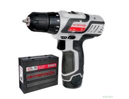 ИНТЕРСКОЛ ДА-12ЭР акк. дрель-шуруп ПРОМО [434.2.2.20] { 12В, Li-ion, 2 аккум., 2Ач }