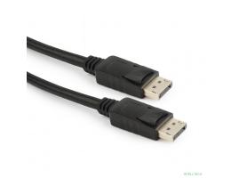 Bion Кабель DisplayPort v1.2, 20M/20M, 3840x2160@60Hz, экран, позолоченные контакты, 1,8м, черный [BXP-CC-DP-018]