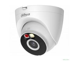 DAHUA DH-IPC-T2AP-PV-0280B Уличная купольная IP-видеокамера Smart Dual Light 2Мп, 1/3” CMOS, объектив 2.8мм, видеоаналитика, ИК 30м, LED 30м, микрофон, динамик, Wi-Fi 2.4ГГц, IP67, металл/пластик