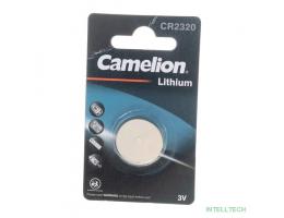 Camelion CR2320 BL-1 (CR2320-BP1, батарейка литиевая,3V)