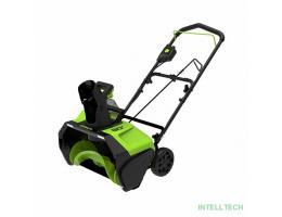 Greenworks 60В Снегоуборщик аккумуляторный Greenworks  GD60PSTK5, 60V, 51 см, бесщеточный (c АКБ 5АЧ и ЗУ) [2602907UG]