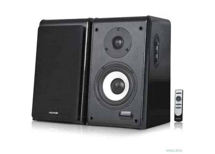 MICROLAB SOLO 11 черный {(20 Вт + 30 Вт) x2, Гармонические искажения: < 0,5% (1 Вт 1 кГц), Частотная характеристика: 20 Гц - 20 кГц, Отношение сигнал/шум: > 80 дБ, Разделение: >45 дБ}