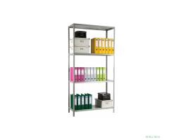 Стеллаж MS 200KD/100x50/4 (Размеры внешние (ВхШхГ) 2000х1000х500 мм, 4 полки, с разборной стойкой) [S24099245402]