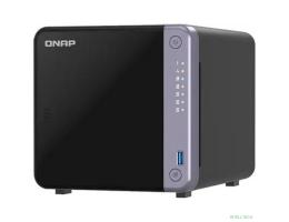 Сетевое хранилище без дисков/ SMB QNAP TS-432X-4G 4-bay 3.5" desktop NAS, AL524 4C 2.0GHz, 4GB DDR4 RAM (max 16GB), 1 x 10GbE SFP+, 2 x 2.5GbE, 1 x PCIe Gen3, 2 x USB 3.2 Gen1