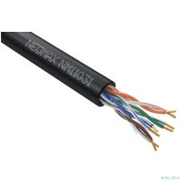 Кабель NEOMAX [NM11031] U/UTP cat.5e 4 пары (305 м) 0.48 мм (24 AWG) Медь, внешний, PE, черный