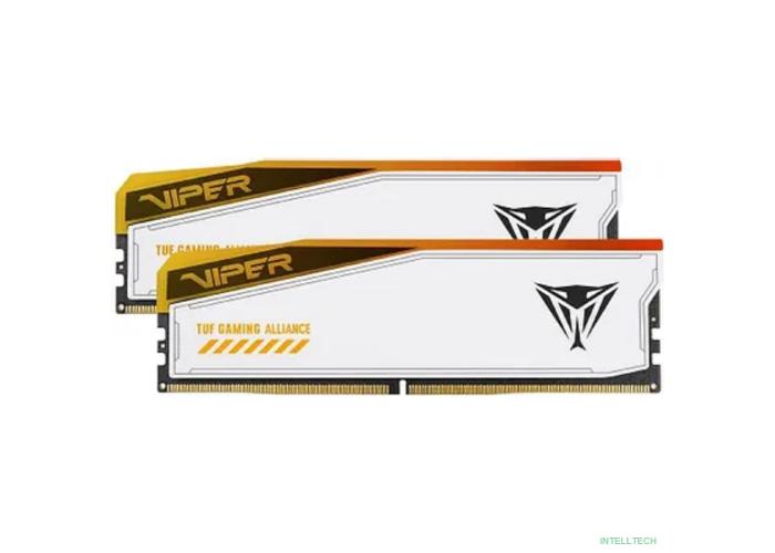 Память DDR5 2x16GB 6000MHz Patriot PVER532G60C36KT Viper Elite 5 Tuf Gaming RGB RTL Gaming PC5-48000 CL36 DIMM 288-pin 1.35В kit single rank с радиатором Ret
