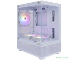 1STPLAYER MIKU Mi2-A White / mATX / 3x120mm LED fans / Mi2-A-WH-2F1R-W-1F1-W
