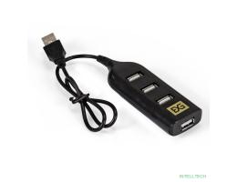 Exegate EX293976RUS USB-Хаб (концентратор) ExeGate DUB-42 (кабель-адаптер USB2.0 --> 4xUSB2.0, Plug&Play, черный)