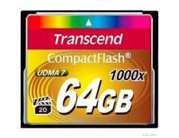 Compact Flash 64Gb Transcend, High Speed (TS64GCF1000) 1000-x