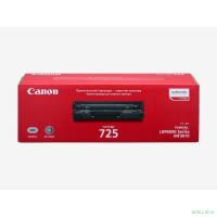Canon Cartridge 725 3484B005/3484B002 Картридж для LBP 6000/6000B/MF3010, Черный, 1600 стр.