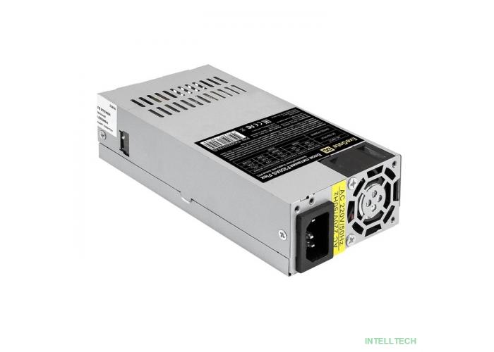 Exegate EX292231RUS Блок питания 350W ExeGate F350AS (Flex ATX, for ITX case, APFC, КПД 80% (80 PLUS), 4cm fan, 24pin, 4pin, 3xSATA, 2xIDE)