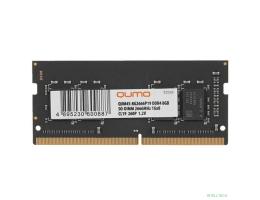 QUMO DDR4 SODIMM 8GB QUM4S-8G2666P19 PC4-21300, 2666MHz OEM/RTL QUMO DDR4 SODIMM 8GB QUM4S-8G2666P19 PC4-21300, 2666MHz OEM/RTL