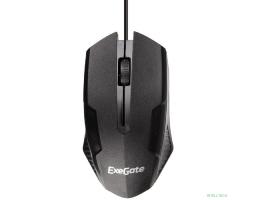 Exegate EX264097RUS Мышь Exegate SH-9025L <black, optical,  3btn/scroll, 1000dpi, USB, шнур 2м>, Color box