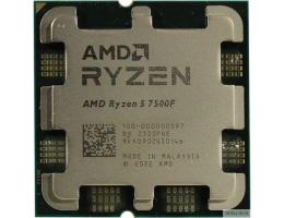 CPU AMD Ryzen 5 7500F OEM (100-000000597) {Base 3,70GHz, Turbo 5,00GHz, without graphics, L3 32Mb, TDP 65W, AM5}