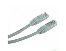 Cablexpert Патч-корд UTP PP12-0.25M кат.5, 0.25м, литой, многожильный (серый)