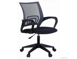 Кресло Бюрократ CH 696, на колесиках, сетка/ткань, серый [ch 696 grey] (1776082)