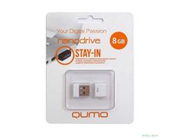 USB 2.0 QUMO 8GB NANO [QM8GUD-NANO-W] White