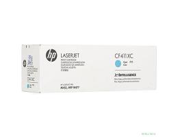 HP Картридж CF411XC 410X лазерный голубой увеличенной емкости (5000 стр) (белая корпоративная коробка)