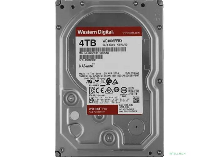 4TB WD Red Pro (WD4005FFBX) {Serial ATA III, 7200- rpm, 256Mb, 3.5