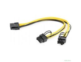 Cablexpert Кабель питания PCI-Express 8-пин на 6+2 пин x 2 шт., 0.3 м (CC-PSU-85)