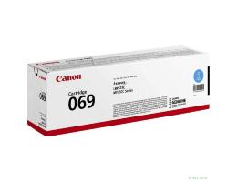 Canon Cartridge 069C 5093C002  тонер-картридж для MF752Cdw/MF754Cdw/LBP673Cdw 1900 стр. голубой