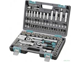 STELS Набор инструментов, 1/2", 1/4", CrV, пластиковый кейс 94 предм. [14106]