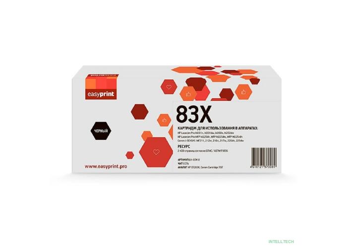 Easyprint CF283X/Cartridge 737 Картридж универсальный (LH-83X U) для HP LJ Pro M201dw/202dw/225dw/Canon i-SENSYS MF211/212/226/229 (2400 стр.) с чипом