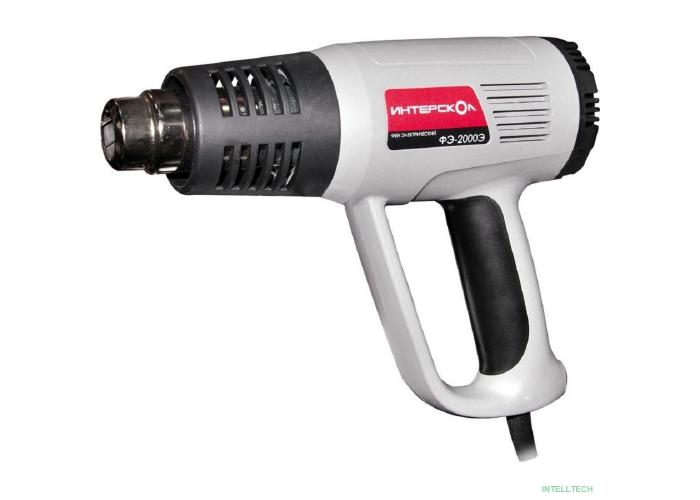 ИНТЕРСКОЛ ФЭ-2000Э Фен строительный [192.0.0.00] {2000Вт, 80-600 °С,поток 300-500л/мин, 0.8кг}