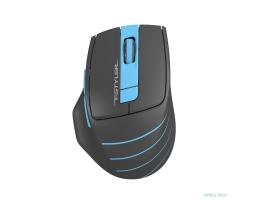 Мышь A4Tech Fstyler FG30S серый/синий оптическая (2000dpi) silent беспроводная USB (5but