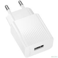 BOROFONE BAS71A/ Сетевое ЗУ/ 1 USB/ Выход: 10.5W/ белый