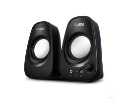 Колонки SVEN 190, 2.0, чёрный, USB, мощность 2x3 Вт(RMS)