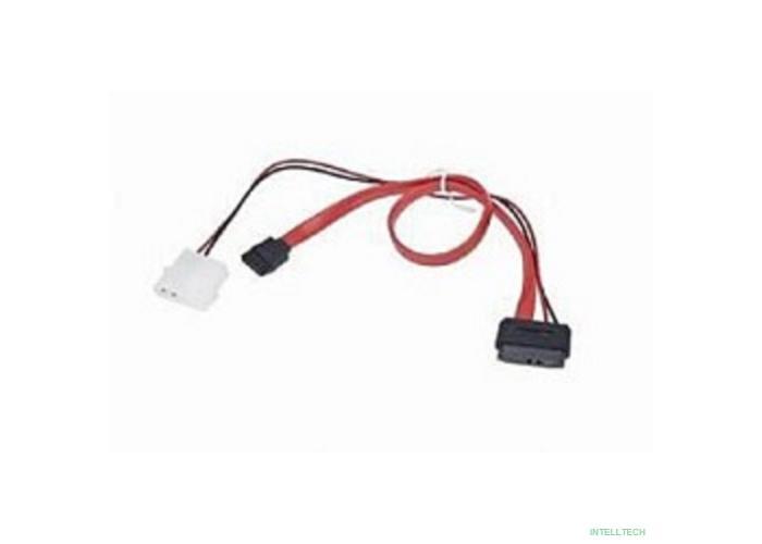 Gembird/Cablexpert Кабель Combo miniSATA , molex+SATA/miniSATA, 6pin+7pin, (длина инт-35см, пит-30см),(CC-SATA-C2)