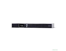 CyberPower OR600ERM1U ИБП {Line-Interactive, 600VA/360W USB/RS-232/SNMPslot /RJ11/45 (4+2 IEC С13), 6В/9 Ач х 2}