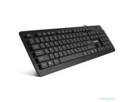 Клавиатура Sven KB-E5700H чёрная(104кл, USB-Hub*2, Slim, 12Fn,  островной тип кл.)