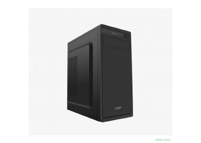 CBR Корпус ATX Miditower J02, c БП PSU-ATX450-12EC (450W/120mm), 2*USB 2.0, HD Audio+Mic, кабель питания 1.2м, Black [PCC-ATX-J02-450W]
