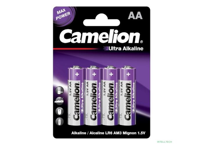 Camelion Ultra BL-4 LR6 (LR6-BP4UT, батарейка 1.5В)(4 шт. в уп-ке)