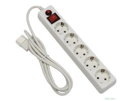 Гарнизон Сетевой фильтр для ИБП ECL-5-UPS-W-1.8 5р, 10А, 1.8м, ур.защиты 4, белый, пакет (22434)
