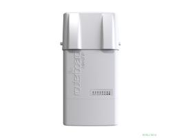 MikroTik RB912UAG-5HPnD-OUT BaseBox 5 (RouterBOARD 912UAG with 600Mhz Atheros CPU, 64MB RAM, 1xGigabit LAN, USB, miniPCIe, built-in 5Ghz 802.11a/n 2x2 two chain wireless with two RP-SMA connectors, Ro